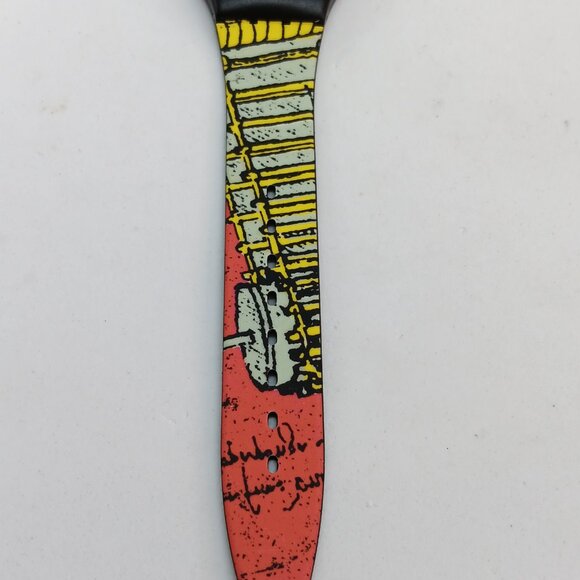 VINTAGE 1990 Swatch GB139 "Engineer" 34mm Swiss Watch STRAP SPLIT - Picture 3 of 10